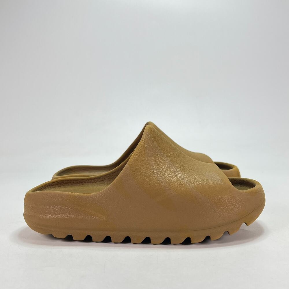 Adidas Yeezy Ochre Lightweight Foam Open Toe Comfort Slides Sandals Youth Size 1